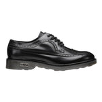 Cult Stringata Uomo in Pelle Nera Stile Inglese