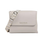 Mario Valentino Borsa a Tracolla Donna Linea Alexia in Pelle Sintetica Perla con Doppia Tracolla