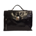 The Bridge Cartella Nera in Pelle con Zip Frontale