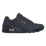 Skechers Sneakers Uomo in Ecopelle Blu Scuro Uno - Stand On Air