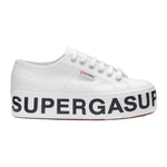 Superga Sneakers Bianco Platform Lettering