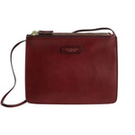 The Bridge Rustici Ladie's Handbag con Zip bordeaux