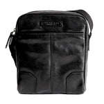 The Bridge Borsello Nero Linea Vespucci in Pelle da Uomo