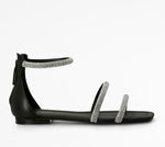 Guess Sandalo basso nero con strass 36-39