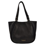 The Bridge Borsa a Spalla Nera Linea Brigida in Pelle da Donna