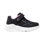 Skechers Sneakers Bambina in Ecopelle Nera Uno Lite