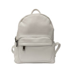 Caleidos Zaino Donna in Pelle Bianco con Tasca Frontale