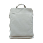 Caleidos Zaino/Borsa Donna in Pelle Bianco a Due Scomparti