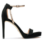 Guess Sandalo in camoscio nero t.12