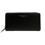 Nannini Firenze Portafoglio Medio Donna Wallis in Pelle Nera