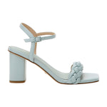 Guess Sandalo celeste con fascia intrecciata frontale t.7