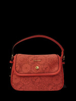 Gattinoni Roma Borsa Piccola Donna Linea Teodosia Daily Fucsia con Tracolla Tessuto Logo