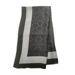 Gattinoni Roma Foulard Donna Nero Grigio con Stampa Teodosia