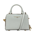 Nannini Firenze Borsa a Mano Flora Donna in Pelle Bianca con Tracolla