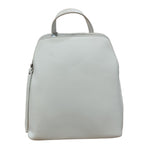 Caleidos Zaino Donna in Pelle Bianco con Tasca Posteriore