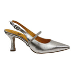 Scarpeborseonline Chanelle Argento con Fascia Strass t.7 da Donna