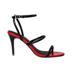 Fornarina Cherry Sandalo laminato nero