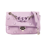 Cult Borsa a tracolla lilla con borchie lilla