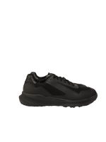 Geox Sneakers nero con mesh in tessuto