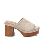 Carmela Scalzato grigio in pelle scamosciata intrecciata t.9