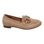 Shaddy Mocassino Cipria in Pelle con Dettaglio Catena