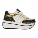 Guess Sneakers Donna Camrio Platformm Bianca Marrone