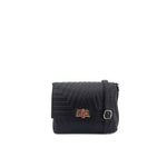 M Brc Mini Tracolla nera in pelle linea megastar