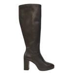 Francesco Brunelli Stivale in Pelle t.9 e Plateaux 2 cm