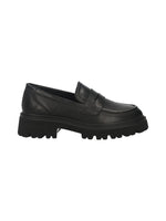 Keys Mocassino Platform Donna in Pelle Nera
