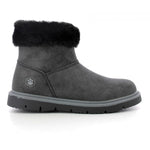 Lumberjack Stivaletto Bambina in Nabuck Nero con Pelliccia Sintetica