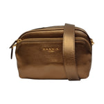 Nannini Firenze Borsa a Tracolla Keira Donna in Pelle Laminata Bronzo