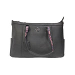Gattinoni Roma Shopping Bag Donna Linea Denise Soft in Colore Nero e Chiusura con Cerniera