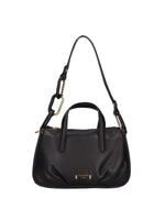 Gattinoni Roma Borsa a Mano Donna Linea Coverage Bowling con 3 Scomparti in Colore Nero