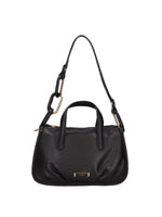 Gattinoni Roma Borsa a Mano Donna Linea Coverage Bowling con 3 Scomparti in Colore Nero