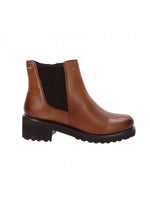 Valleverde Tronchetto cuoio in pelle con elastici laterali t.4