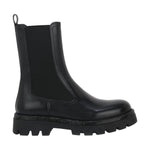 Keys Stivaletto Alto Donna in Pelle con Micro Strass