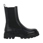 Keys Stivaletto Alto Donna in Pelle con Micro Strass