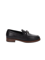 Nero Giardini mocassino slim nero con accessorio