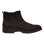 Luisetti Beatles Uomo in Pelle Marrone con Zip e Elastico