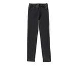 Cult Pantalone da Donna Nero Effetto Pelle
