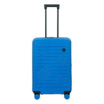 Bric's Trolley Medio Unisex Espansibile in Abs Blu Elettrico 4 Ruote