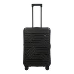 Bric's Trolley Medio Unisex Espansibile in Abs Nero 4 Ruote