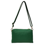 M Brc Tracolla Verde Logata con Laterali a Soffietto
