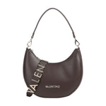 Mario Valentino Borsa a Spalla Donna Linea Alexia in Pelle Sintetica Moro con Doppia Tracolla