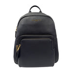 Nannini Firenze Zaino Tiziana Donna in Pelle Blu con Doppia Tasca Frontale