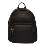 Nannini Firenze Zaino Tiziana Donna in Pelle Nera con Doppia Tasca Frontale