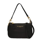 Nannini Firenze Borsa a Spalla Piccola Keira Donna in Pelle Nera con Tracolla