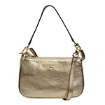Nannini Firenze Borsa a Spalla Piccola Keira Donna in Pelle Oro con Tracolla