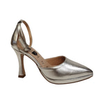 Scarpeborseonline Chanelle Argento in Pelle Laminata t.9