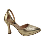 Scarpeborseonline Chanelle Platino in Pelle Laminata t.9